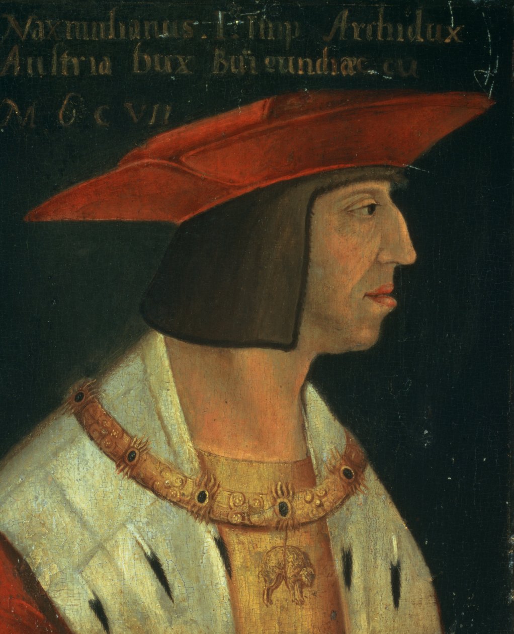 Maximillian I（1459-1519）の肖像 作： スペイン語学校