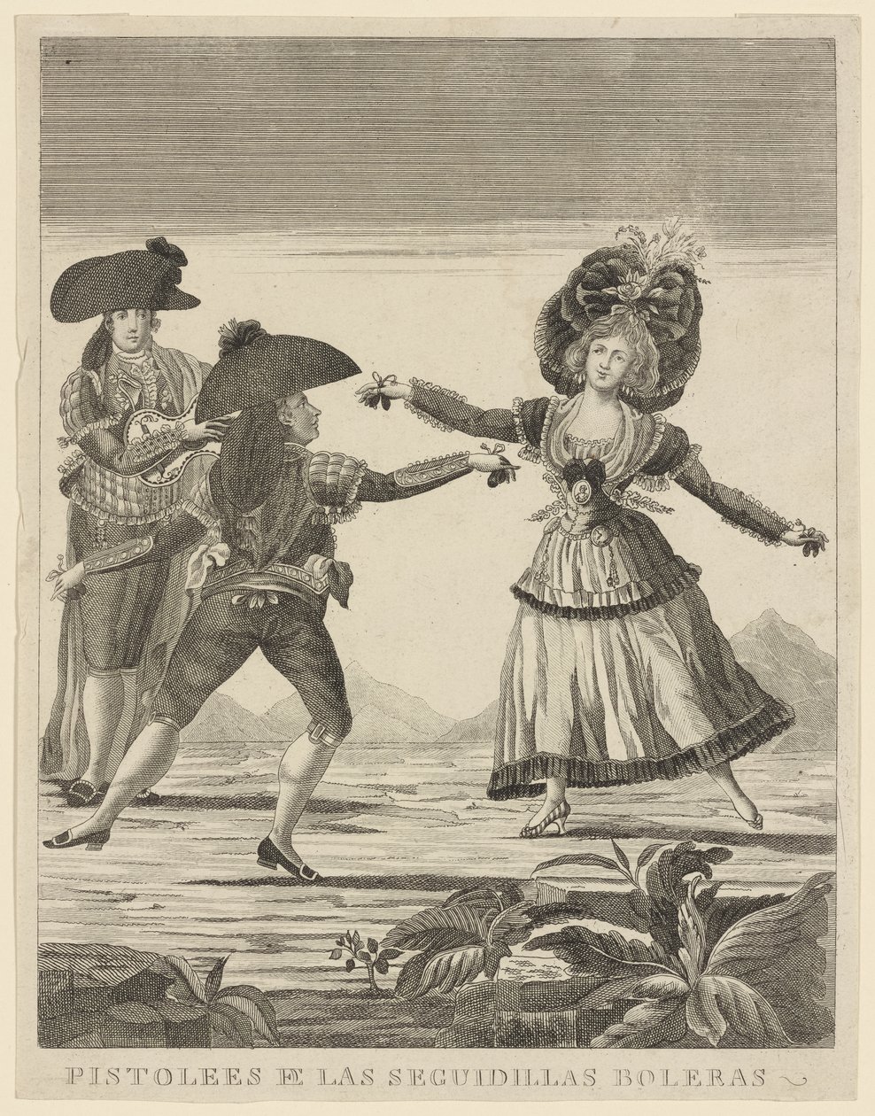Pistolees e las sequidillas boleras、c.1790-99 作： スペイン語学校