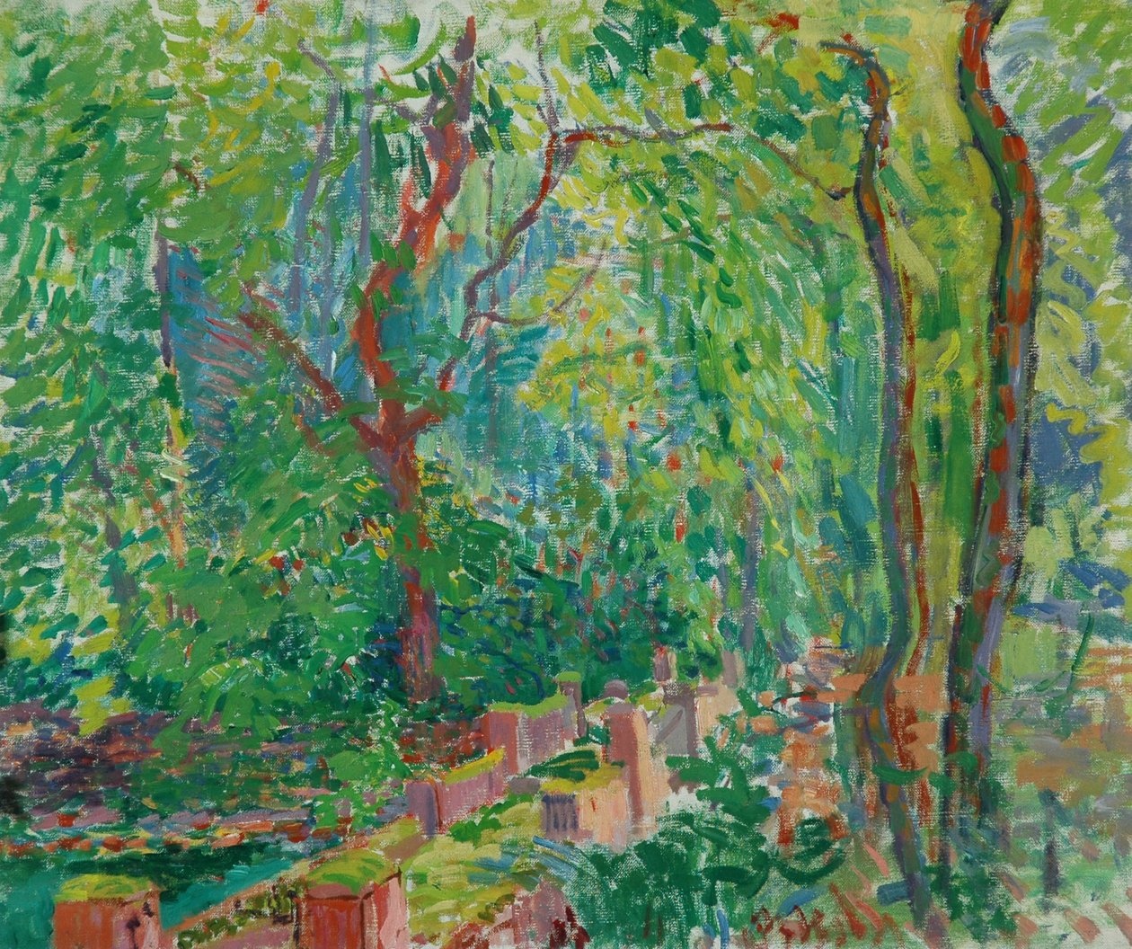 パンシャンゲル公園、1908 作： スペンサーフレデリックゴア