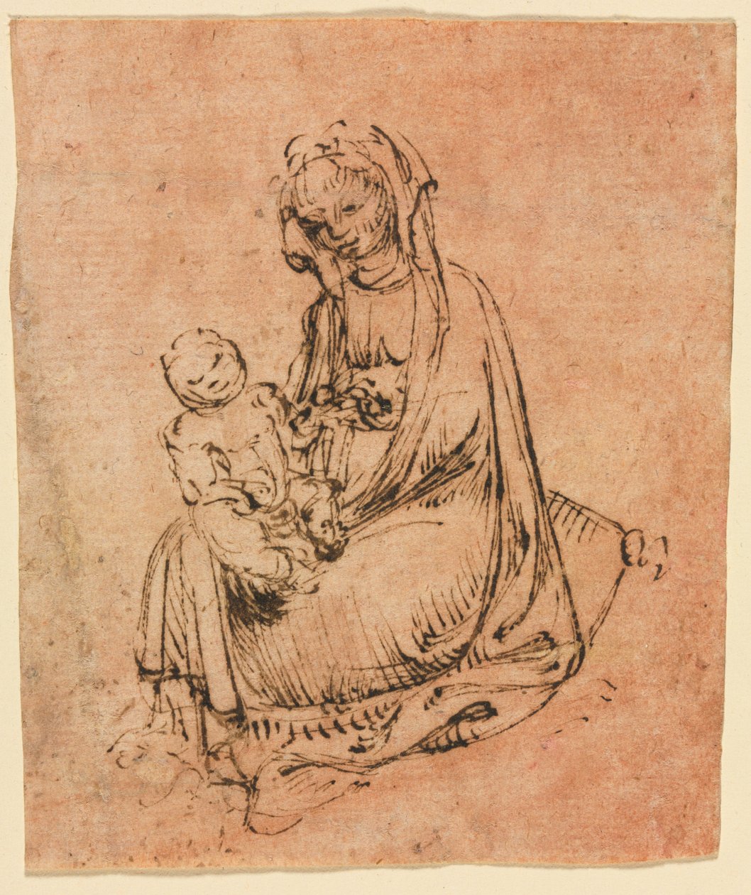 マドンナと子供、c。 144050。 作： ステファノダゼビオ