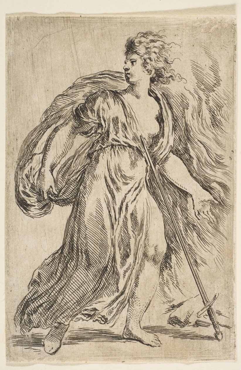 Dido Killing Herself、ca. 1660年。 作： ステファノ・デラ・ベラ