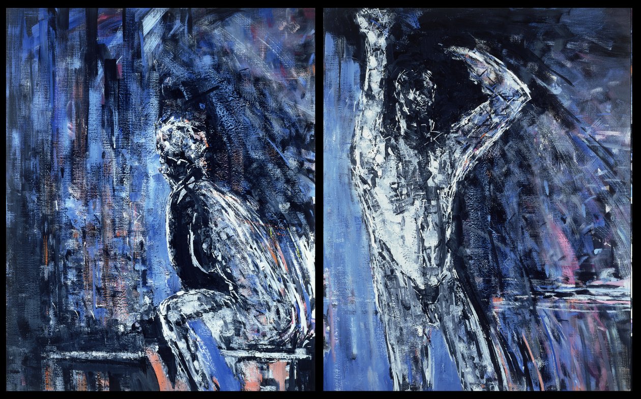 裸の女性と裸の男 作： スティーブン・ファイナー