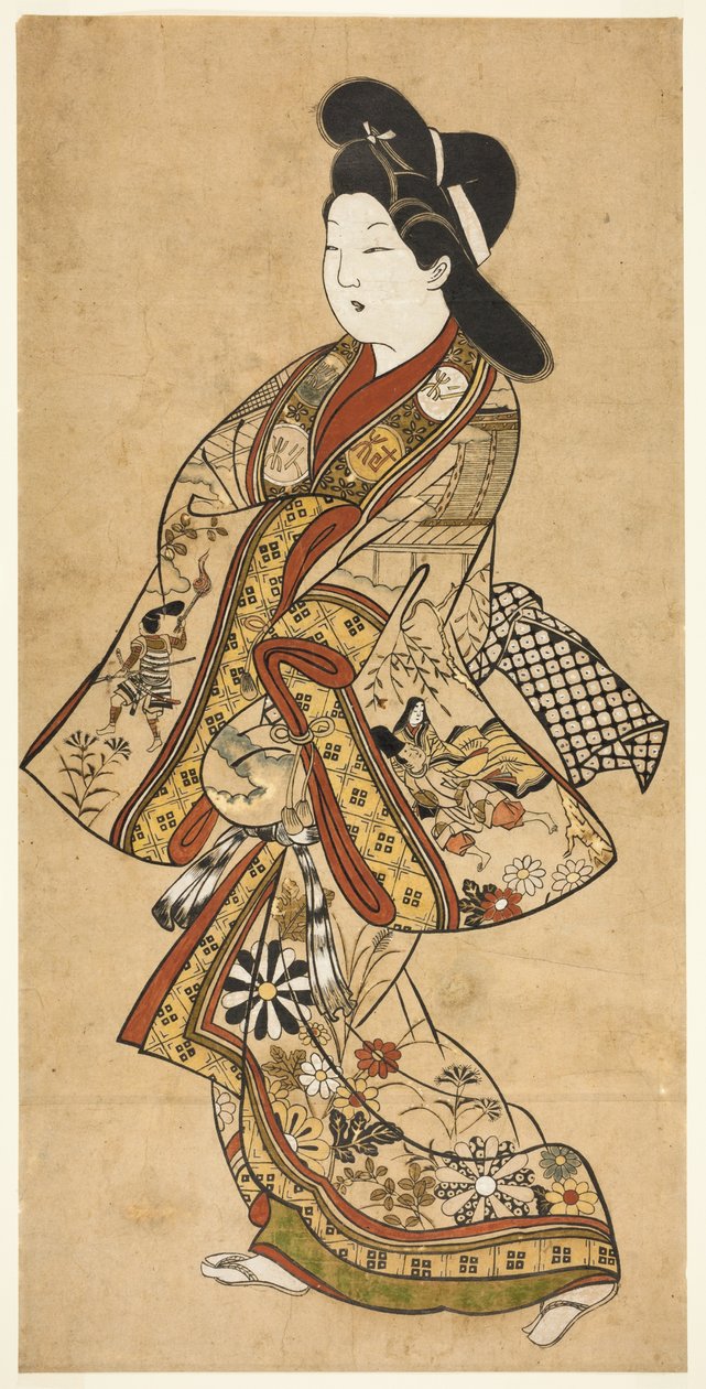 歩く美女 作： 杉村治兵衛