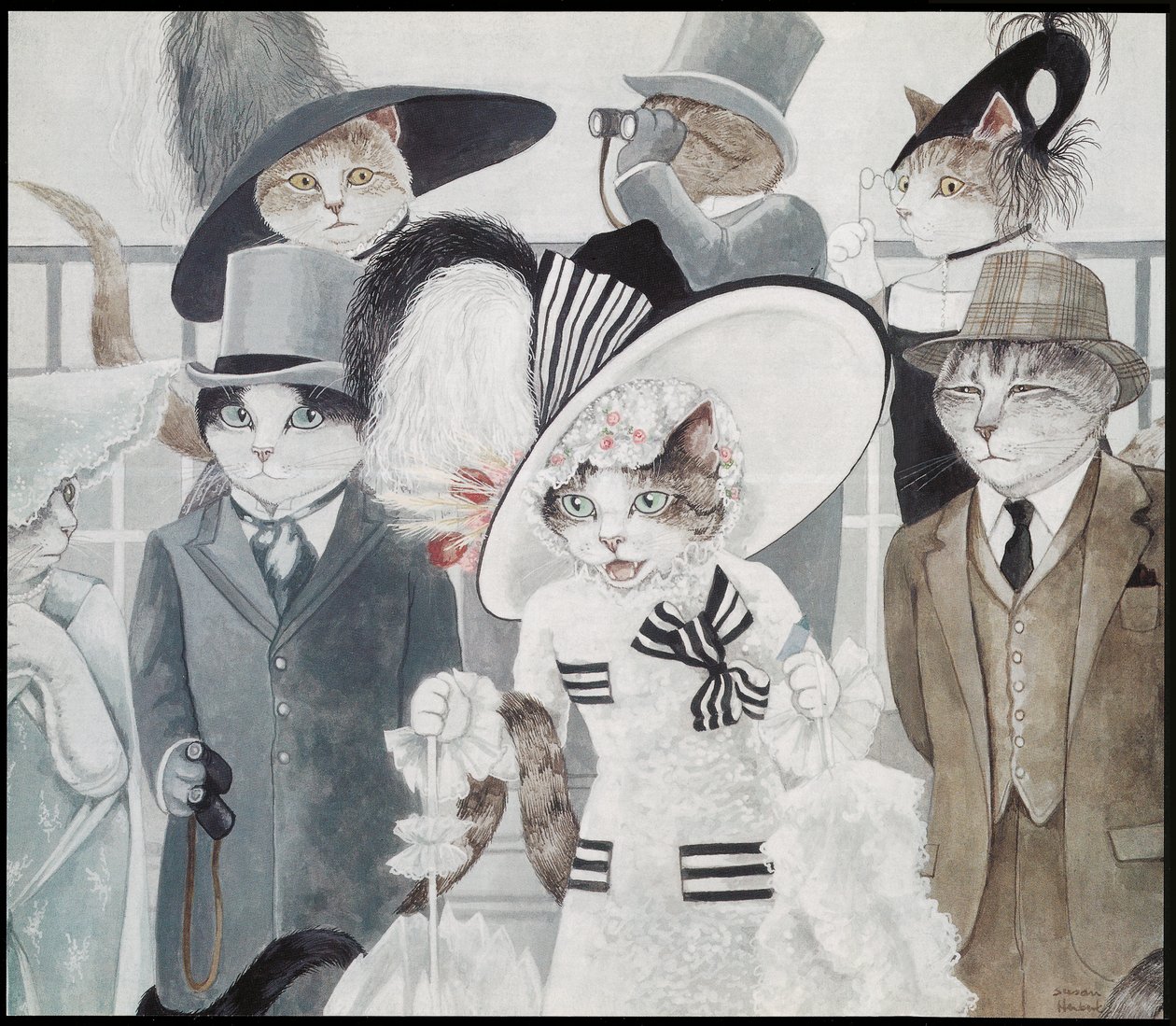 映画『キャッツ』（2006年公開）の挿絵 作： スーザン・ハーバート