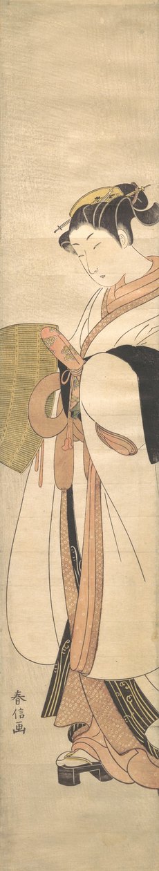 ヤング・パープル、おそらく1770年、おそらく1770年。 作： 鈴木春信