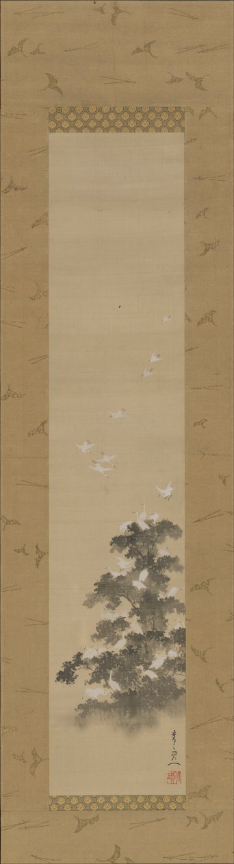 白鷺 作： 鈴木其一
