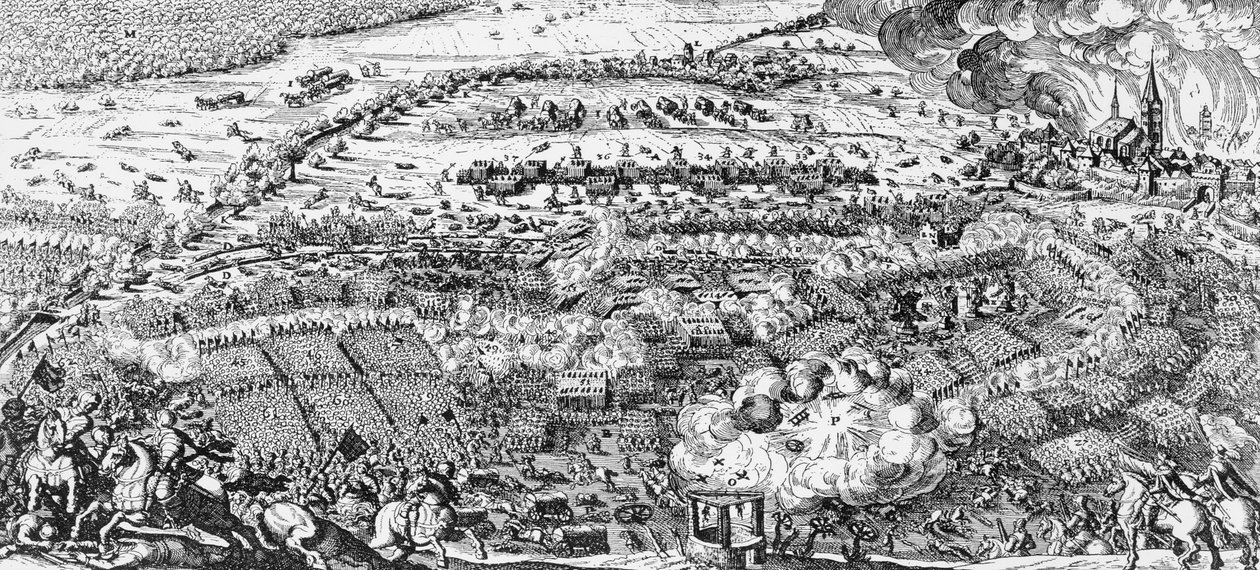1632年のルツェンの戦いでのスウェーデンの勝利 作： スウェーデン語学校