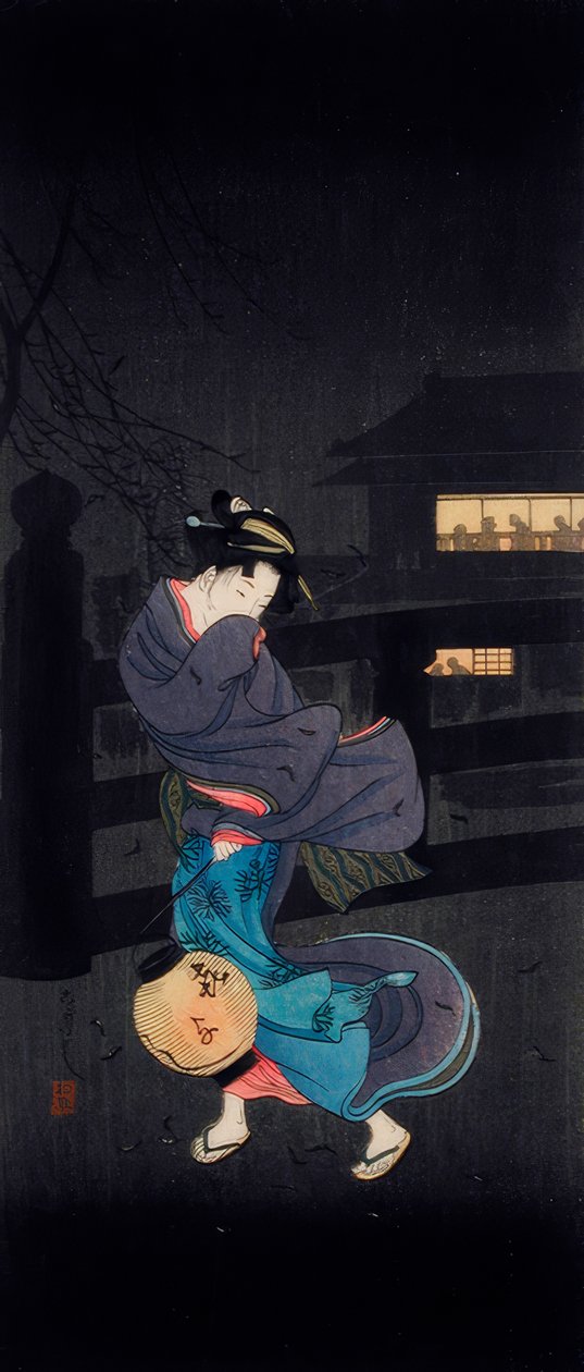 冬の冷たい風 作： 高橋裕明
