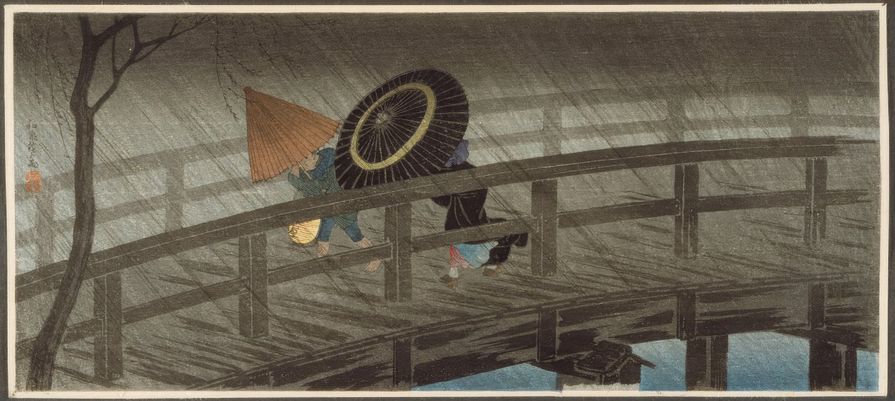 和泉橋の雨 作： 高橋裕明