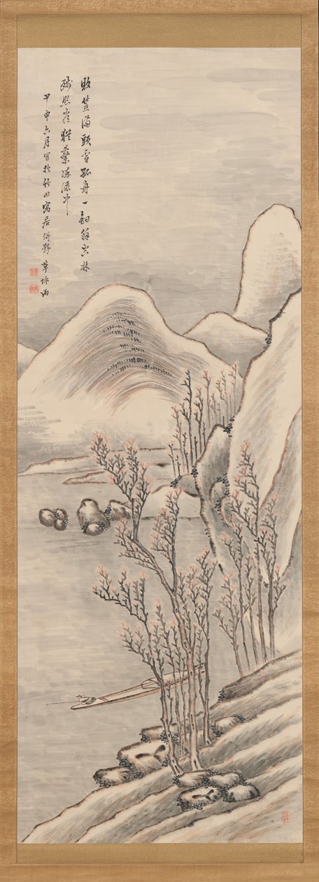 雪景色、1824年。 作： 高橋僧兵
