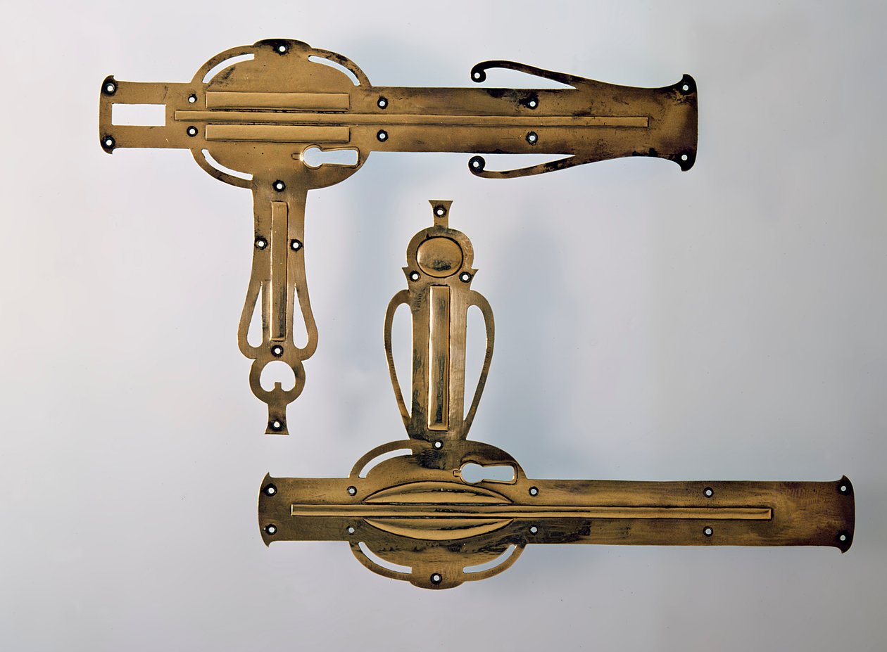 ドアハンドル、1898-99（金属） 作： タルウィン・モリス