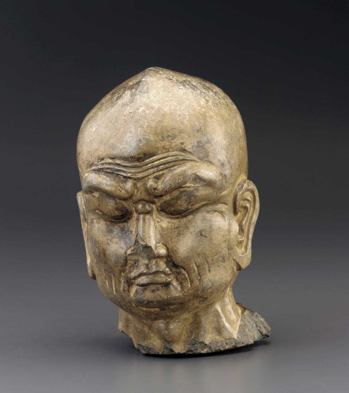 羅漢の頭、c.700-750 作： 唐王朝の中国語学校