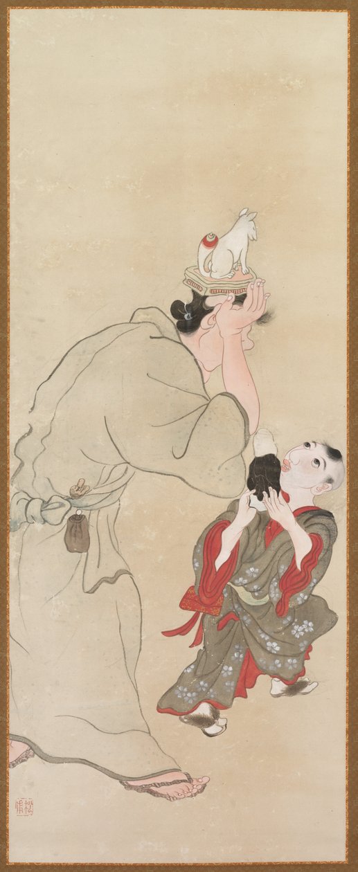 ジャンルフィギュア、c。 1816年。 作： 田辺So長