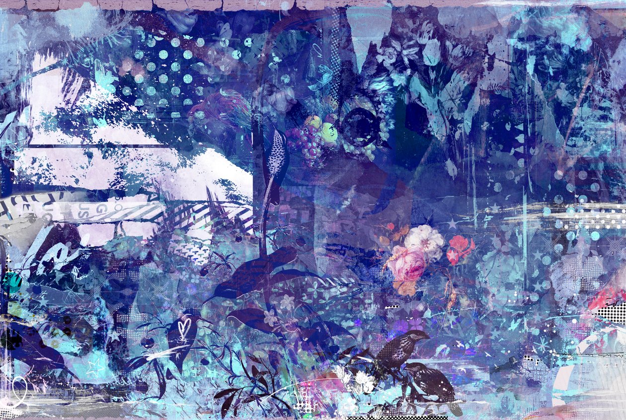 Get Royal、2015年（キャンバスにコラージュ） 作： Teis Albers