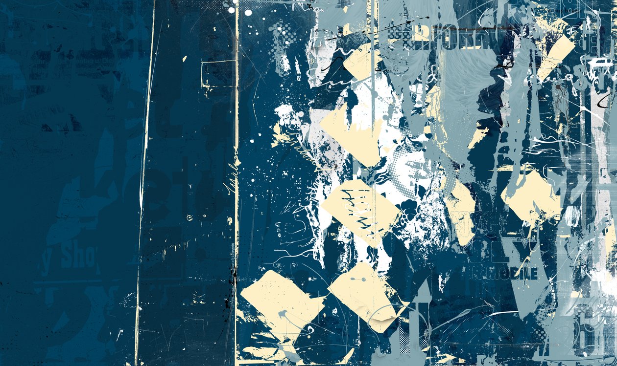 キルティ、2014年（キャンバスにコラージュ） 作： Teis Albers