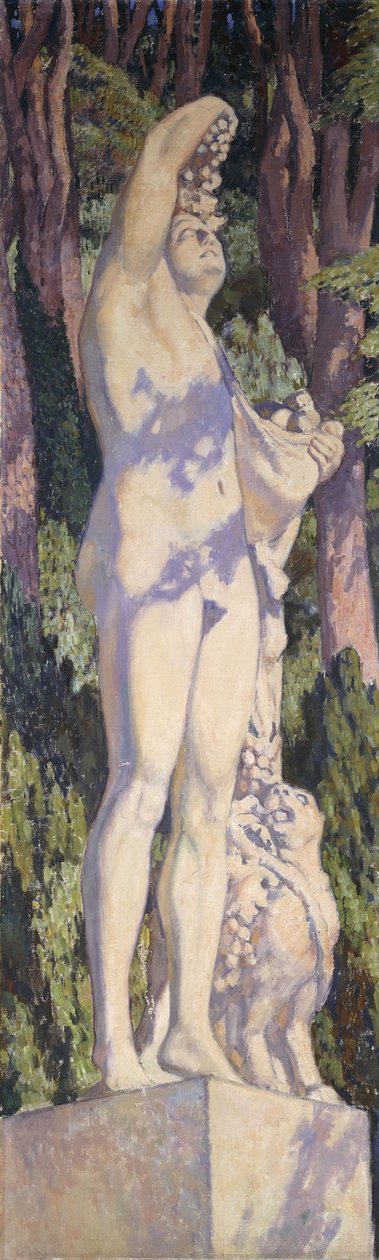 バッカス、c。 1920-1924（キャンバスに油彩） 作： テオ・ヴァン・リッセルベルゲ