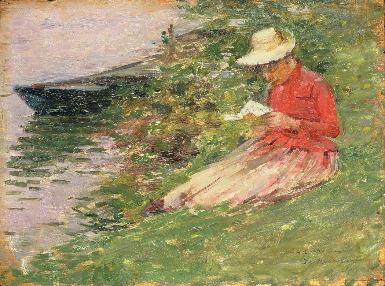 La Roche Guyon、1891年 作： セオドア・ロビンソン