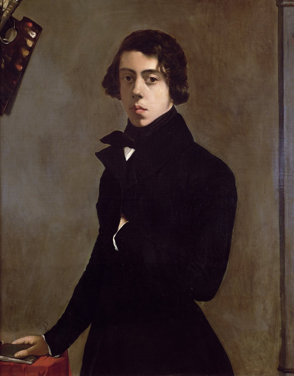 自画像、1835 作： テオドール・シャッセリオー