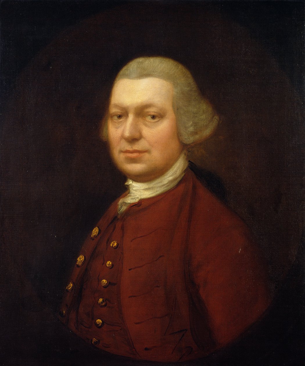 ジョン・ジョシュア・カービーの肖像（1716-74）c.1764 作： トーマス・ゲインズバラ