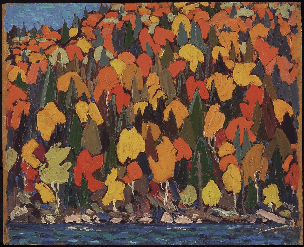 1915年秋または冬の紅葉 作： トム・トムソン