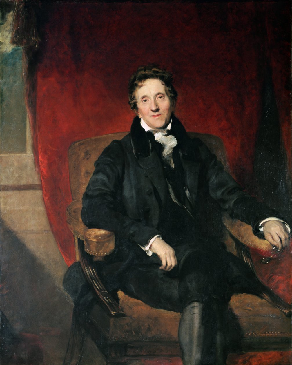 ジョン・ソーン卿の肖像（1753-1837）1829 作： トーマス・ローレンス