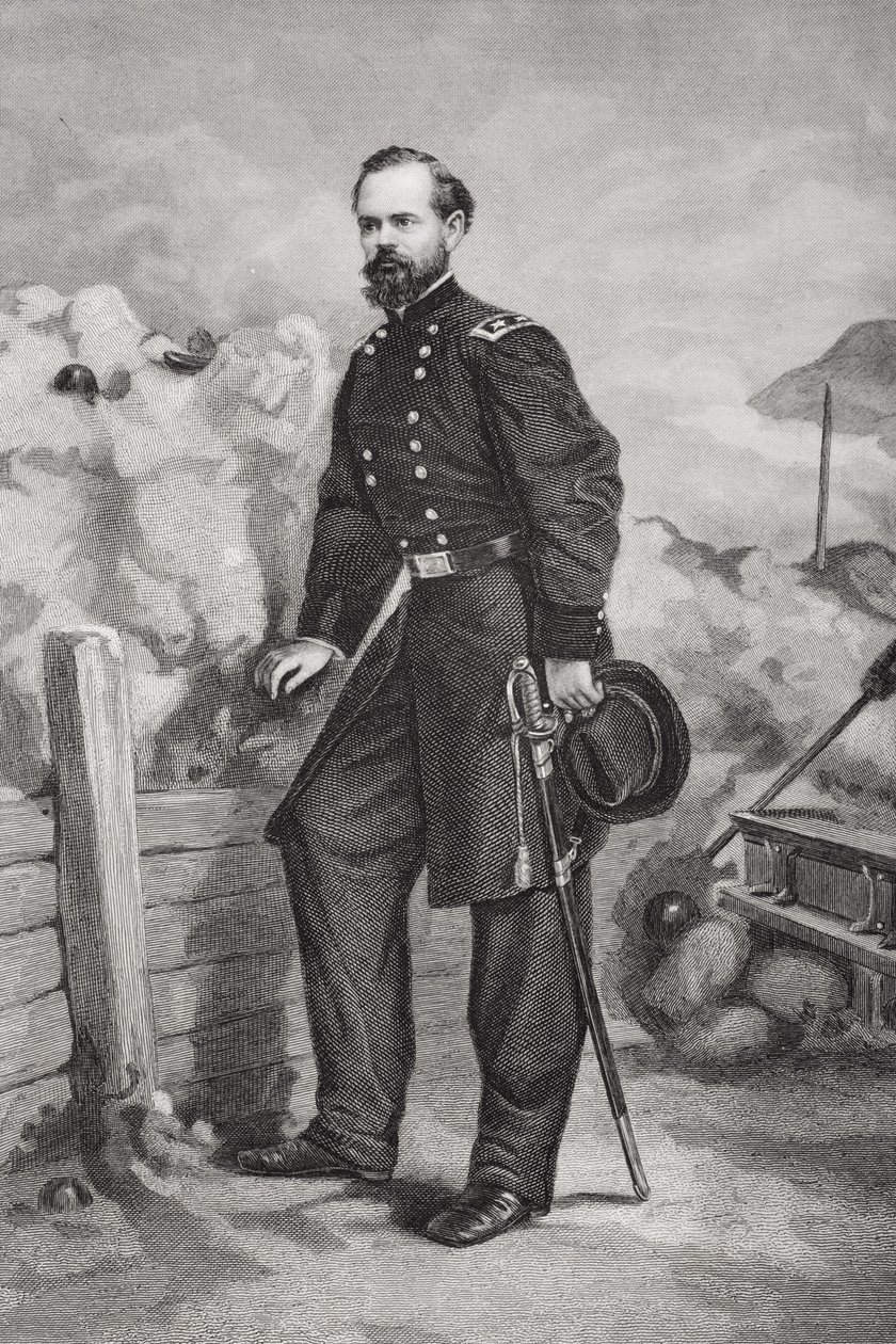 ジェームズバーズアイマクファーソン将軍の肖像（1828-64） 作： トーマス・ナスト