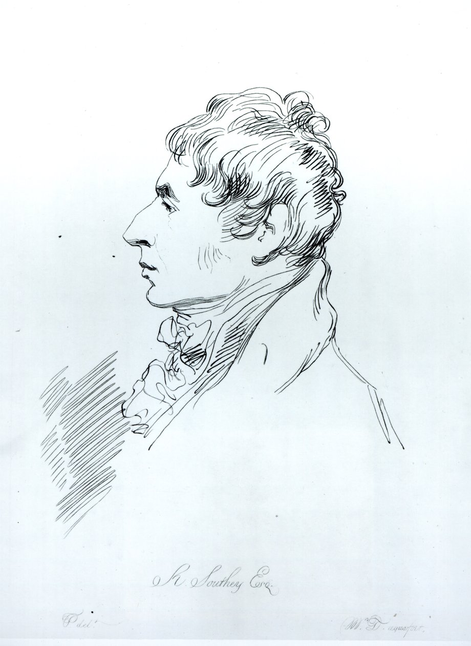 ロバート・サウジーの肖像（1774-1843） 作： トーマス・フィリップス