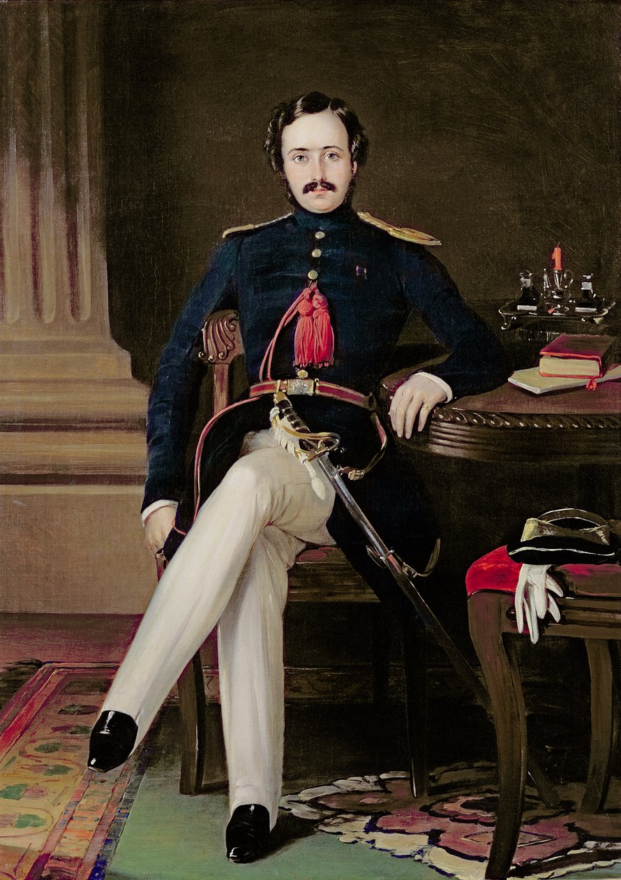 ロバート・ウィリアム・ネイピア少佐（1810-90）、1846-47年頃 作： トーマス・スマート