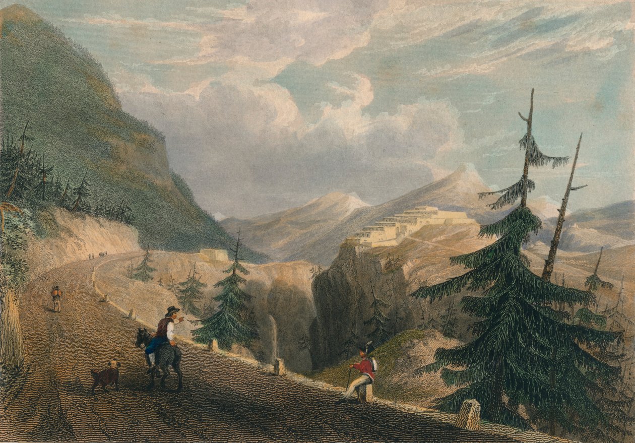 1827年、ブラマンテ近郊のフォートレセイヨン。 作： トーマスバーバー