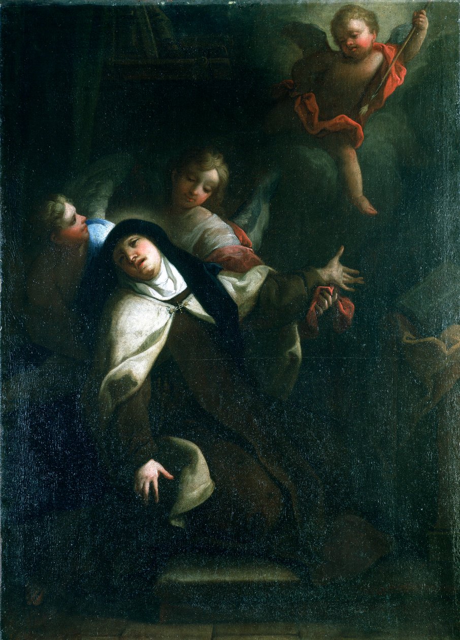 アビラの聖テレジア、c1634-1689 作： トーマス・ブランシェ