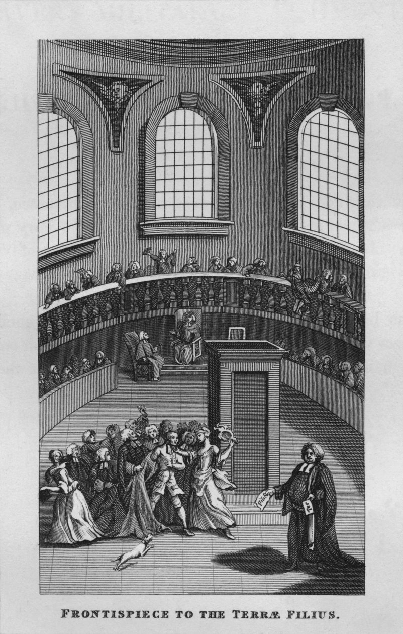 地球の息子への口絵、1808年、1827年。 作： トーマスクック