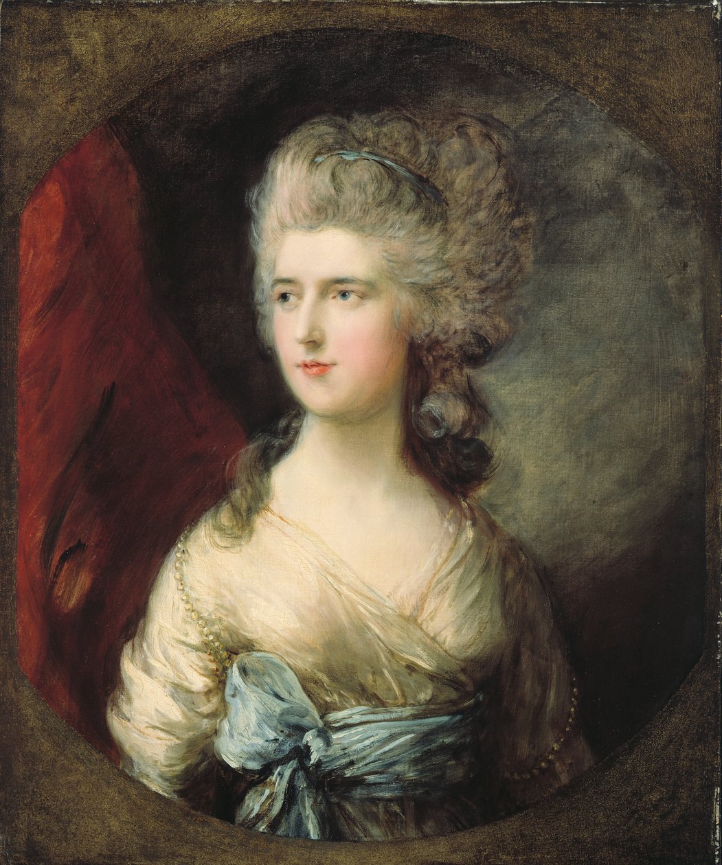 アンナ・ホラティア・ワルドグレイヴ夫人、1783年頃 作： トーマス・ゲインズバラ