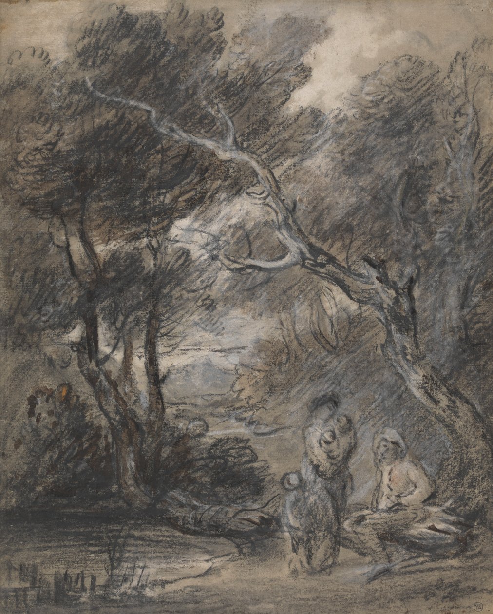 Wooded Landscape with Figures   1445307   ja       japanese Successfully Translated  Original: Calvary, from the Orsini Polyptych (tempera on panel) (see also 471172-4) Translat: Calvary, from the Orsini Polyptych (tempera on panel) (see also 471172-4) 143 作： トーマス・ゲインズバラ