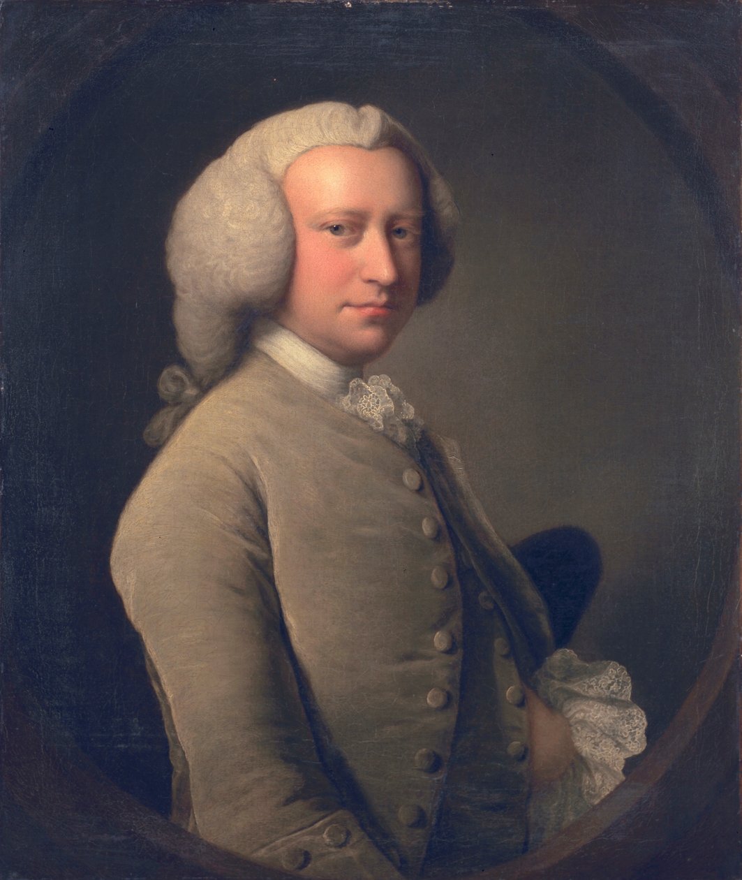 Isaac Schomberg博士、1750〜60年頃 作： トーマス・ハドソン