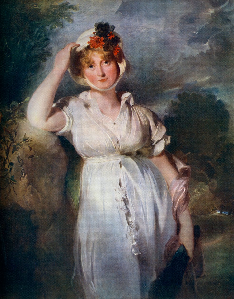 ブランズウィックのキャロラインアメリアエリザベス、c1788-1810、1912。 作： トーマス・ローレンス