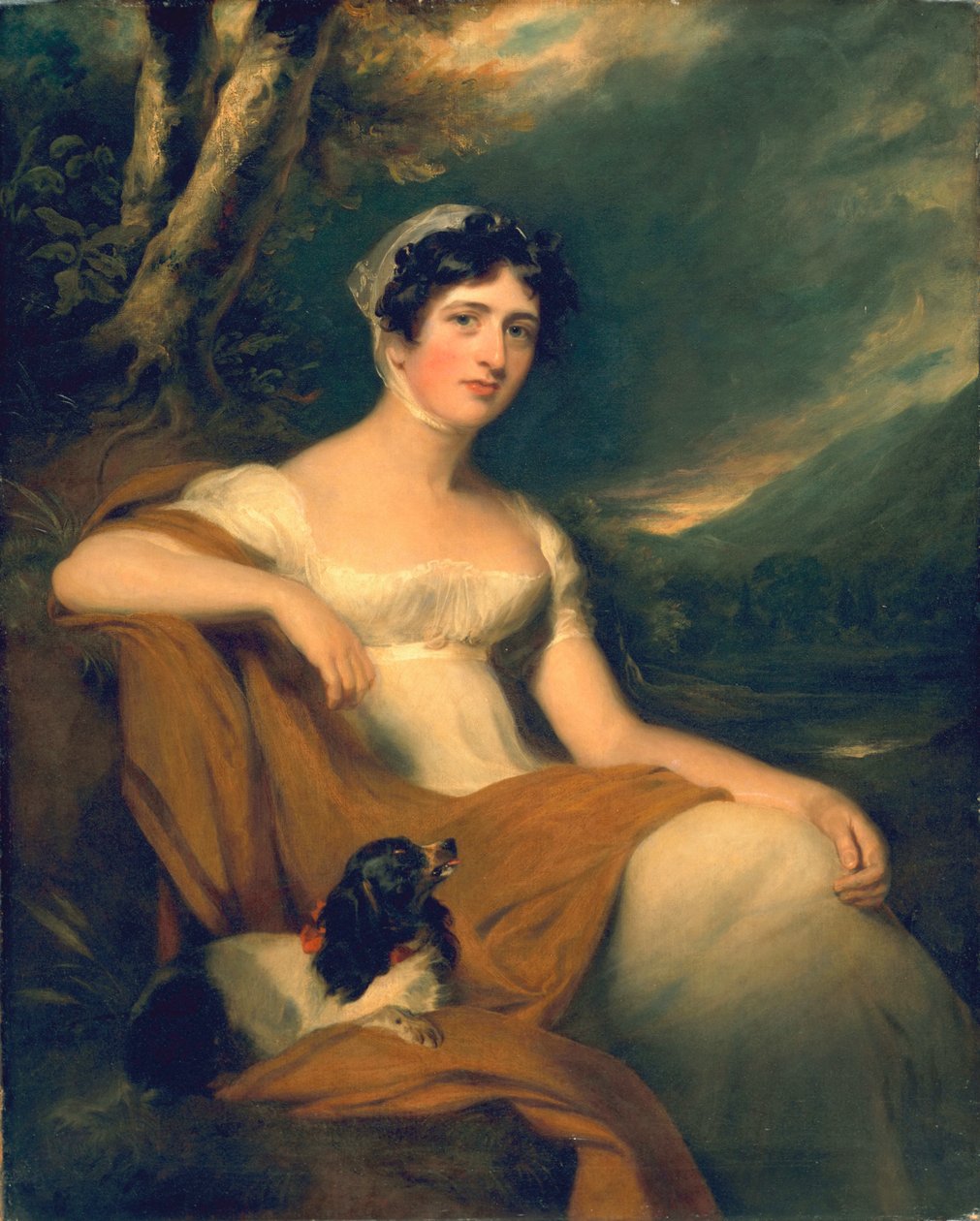 ほん。 Emma Cunliffe、後にEmma Cunliffe-Offley、c.1809-30 作： トーマス・ローレンス