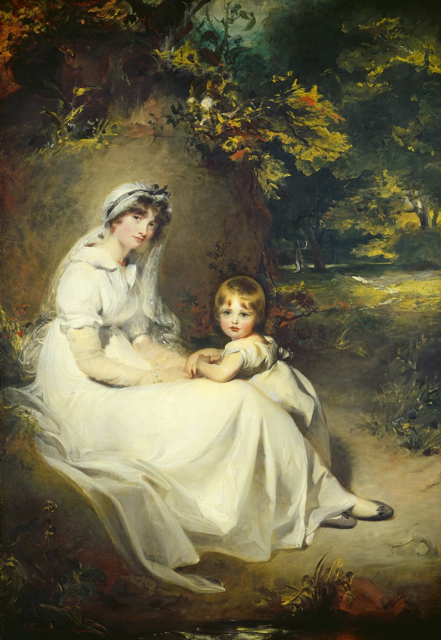 レディメアリーテンプルタウンと彼女の息子、1802年 作： トーマス・ローレンス