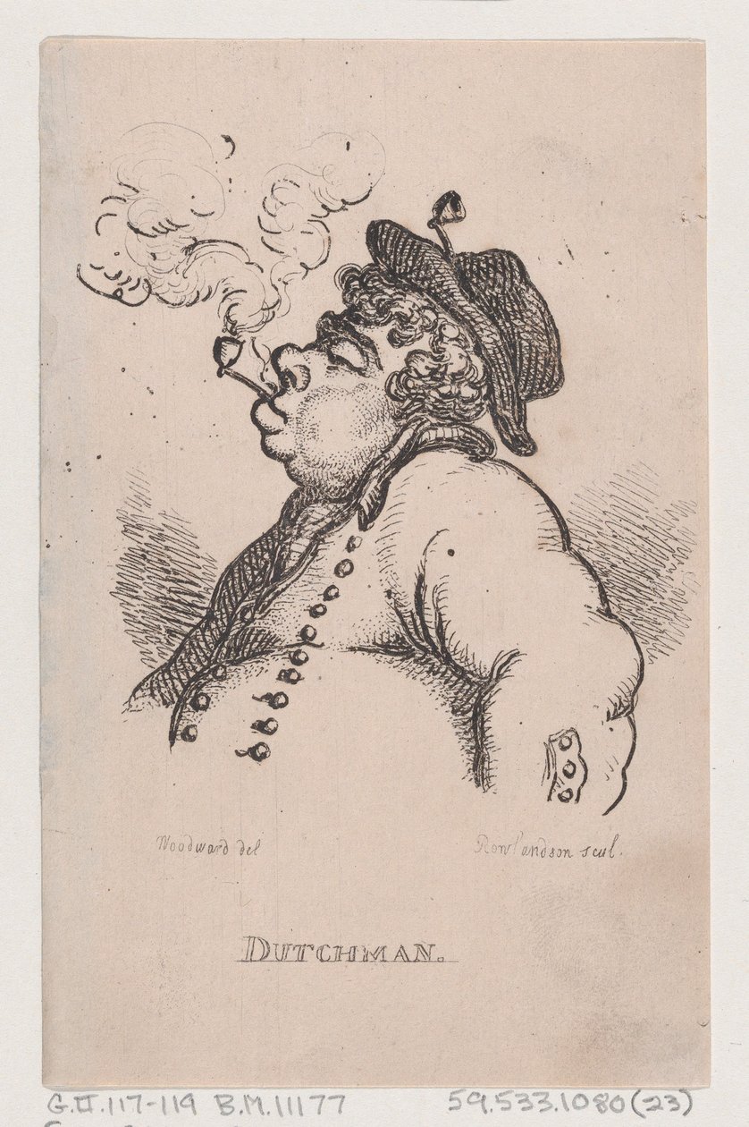 オランダ人、1808 年 4 月、1808 年 4 月。 作： トーマス・ローランドソン