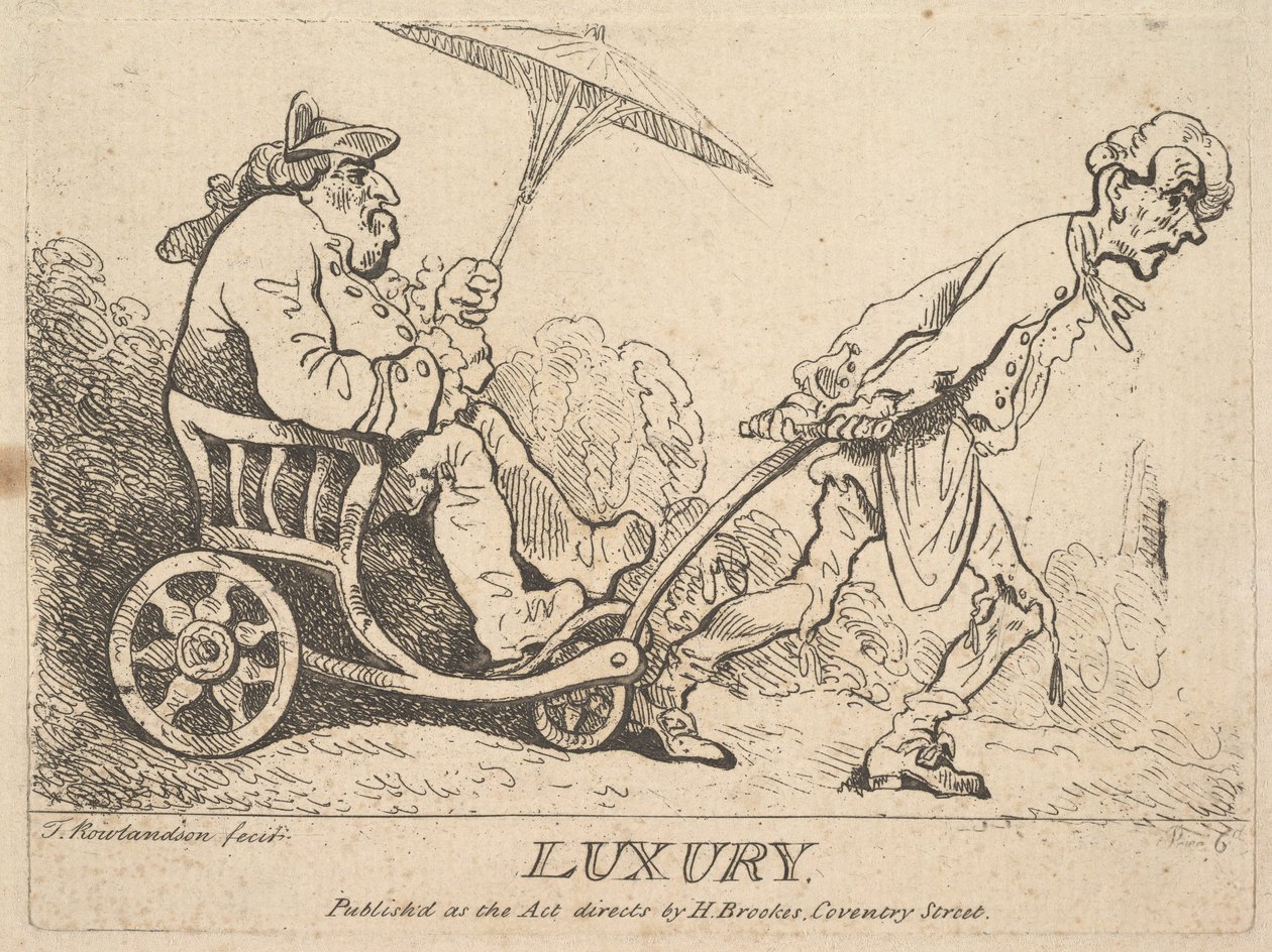 ラグジュアリー、[1781] 1786-95を再発行。 作： トーマス・ローランドソン