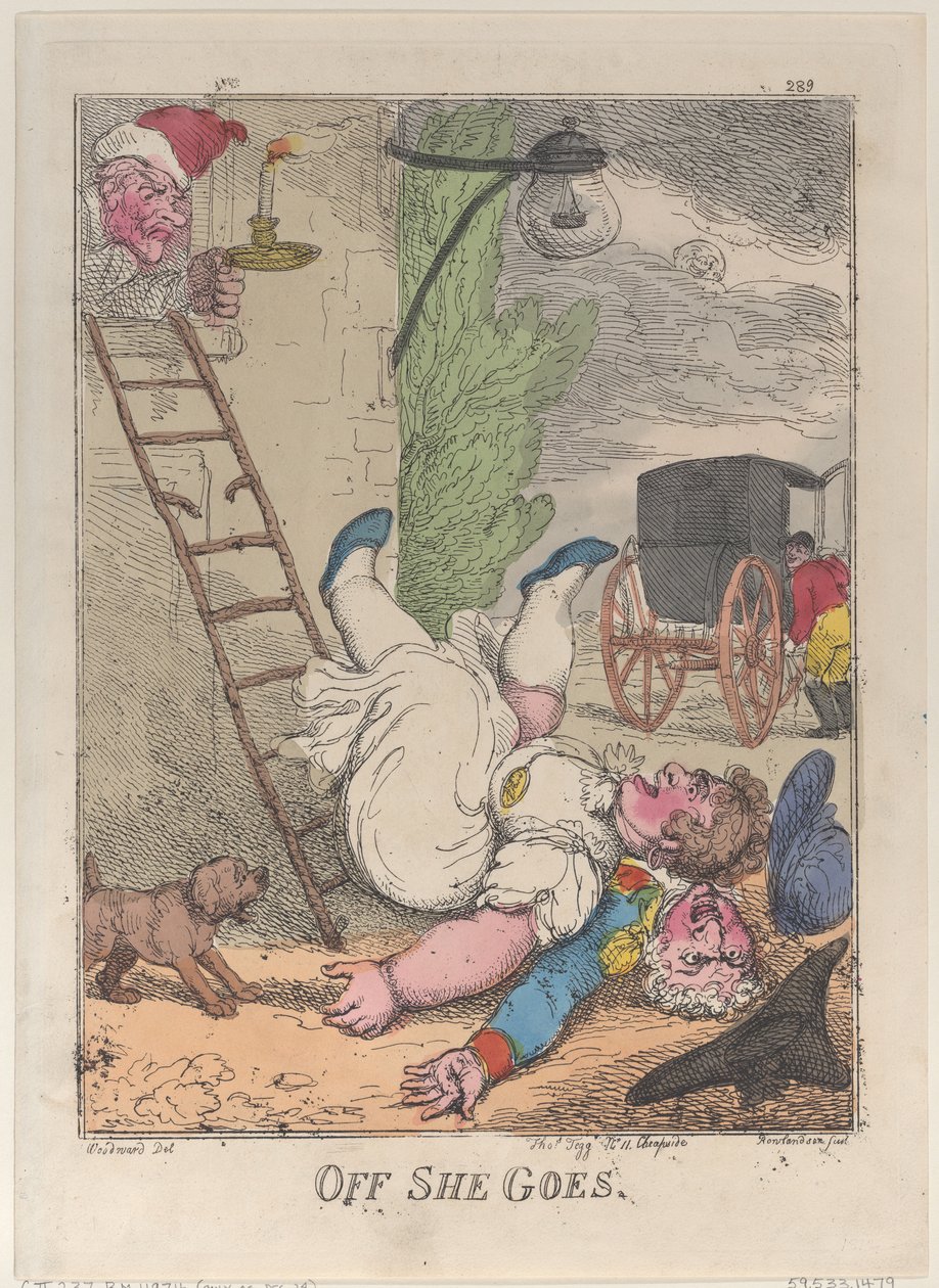 Off She Goes, 1812., 1812. 作： トーマス・ローランドソン