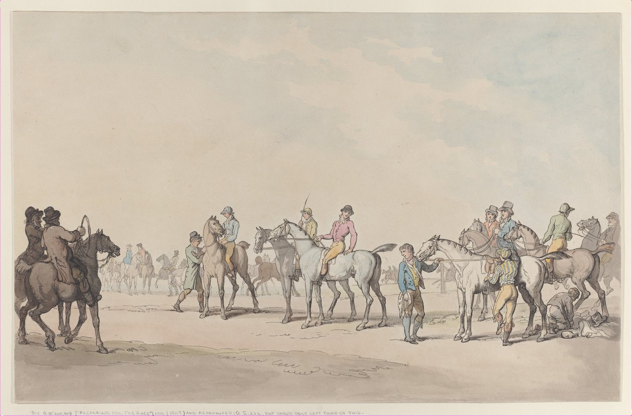 レースの準備, 1804., 1804. 作： トーマス・ローランドソン