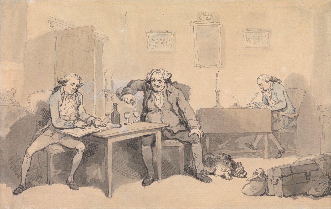Rowlandson e Wigstead em turnê 作： トーマス・ローランドソン