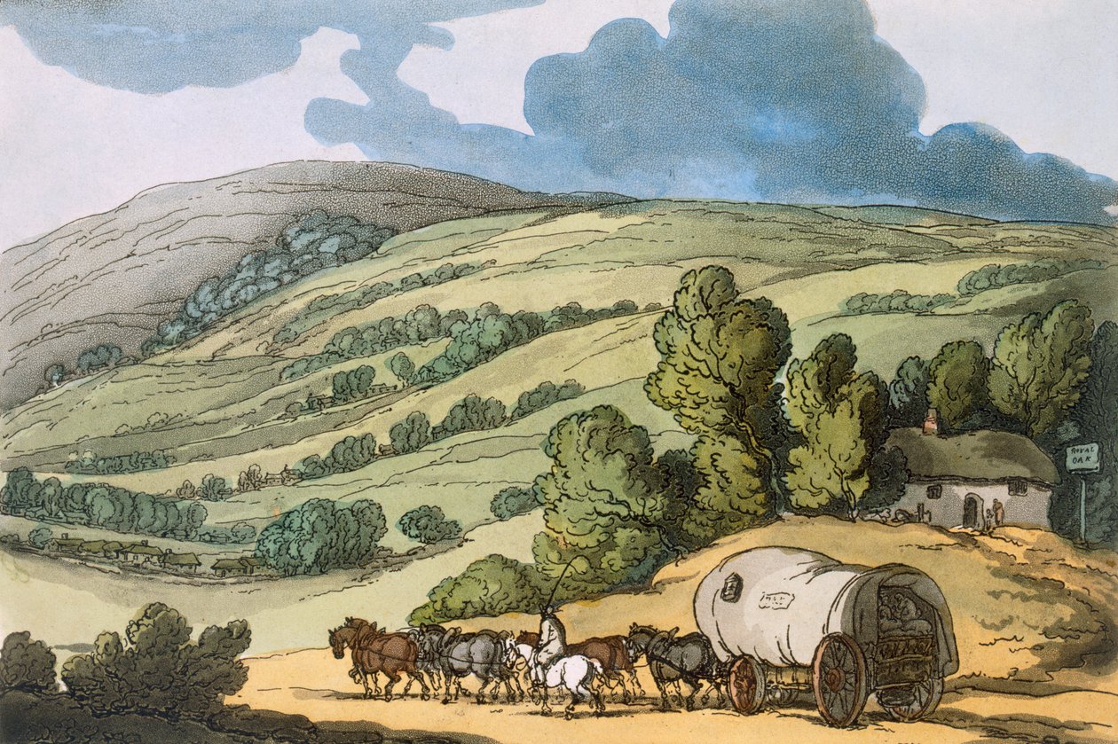 トーントン ベール、サマセットシャー、パブ。 1822年。 作： トーマス・ローランドソン