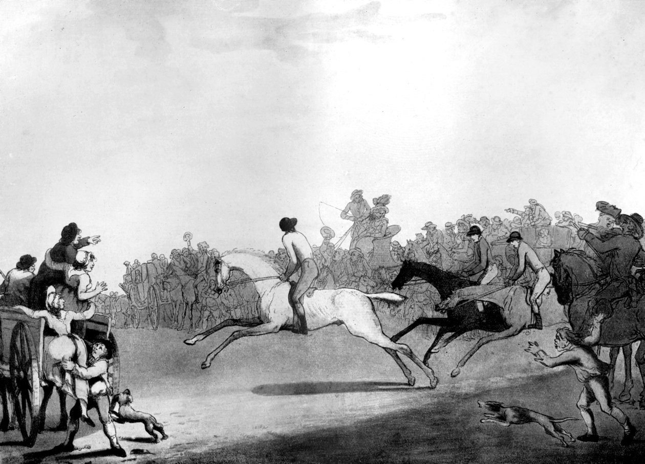 ハイメトルレーサー、1789年。 作： トーマス・ローランドソン