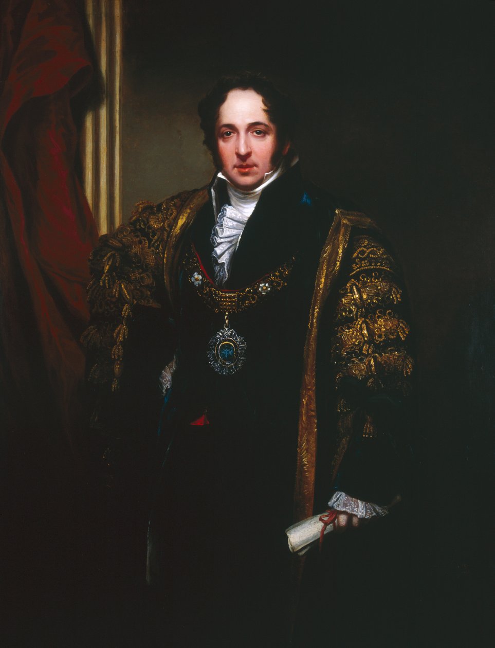 ジョン・ガラット、ロード・マイヨール（1824年）。   作： トーマス・スチュワードソン