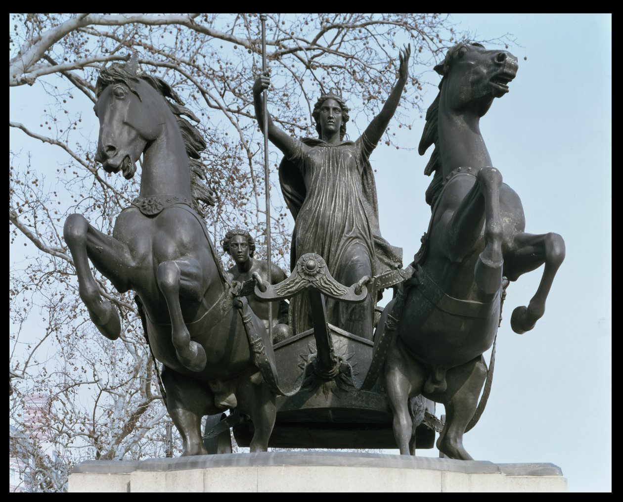 Boadicea、1850年代（ブロンズ）（33580も参照） 作： トーマス・ソーニクロフト