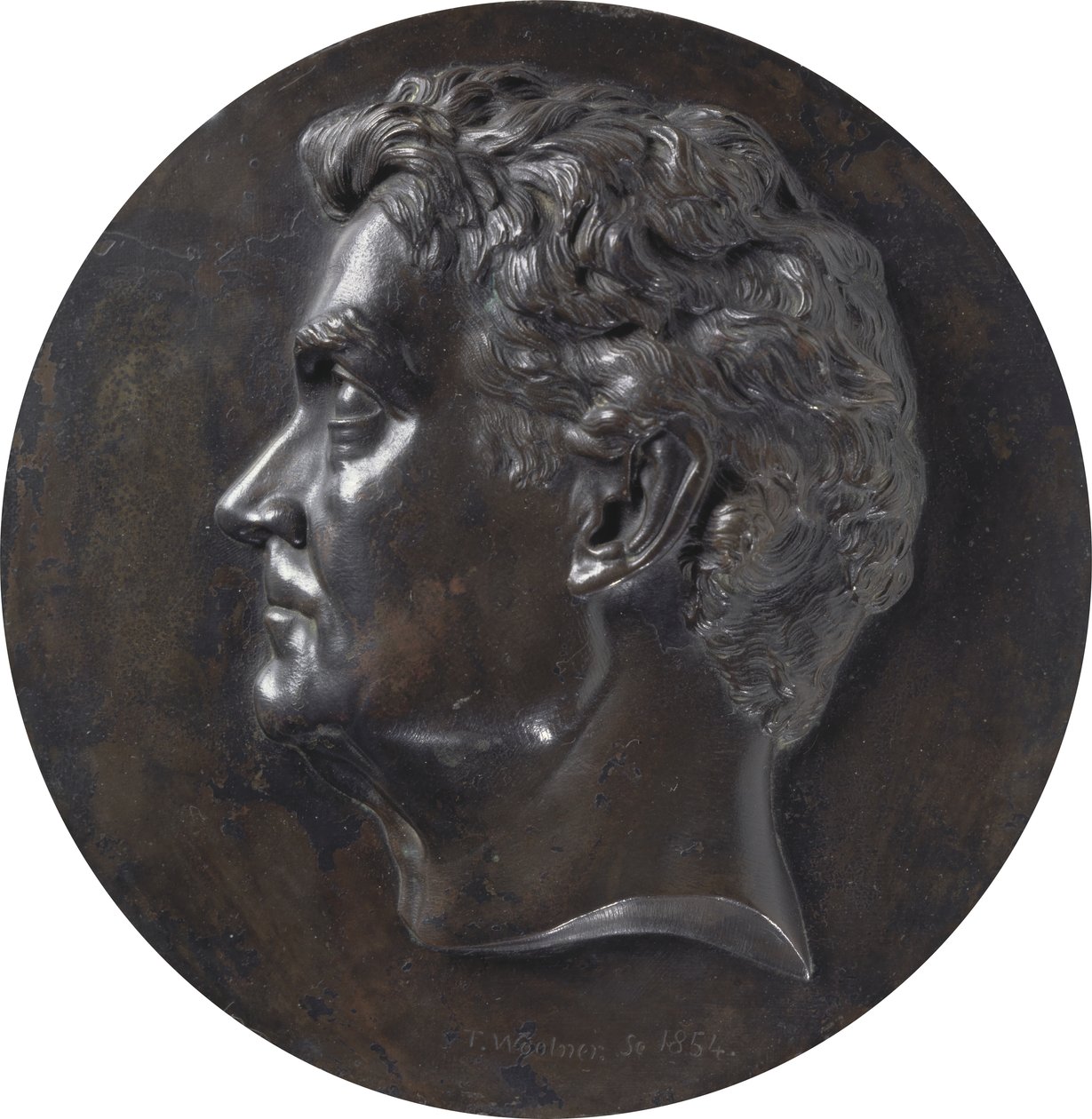 ウィリアム・チャールズ・ウェントワース（1790-1872）1854年（ブロンズ 作： トーマス・ウールナー