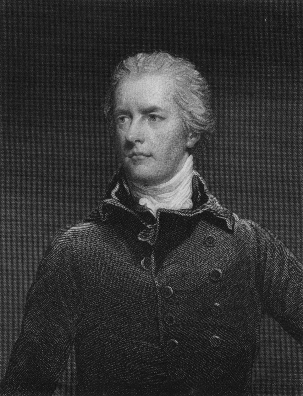 右の名誉あるウィリアム・ピット、1829年。 作： トムソン