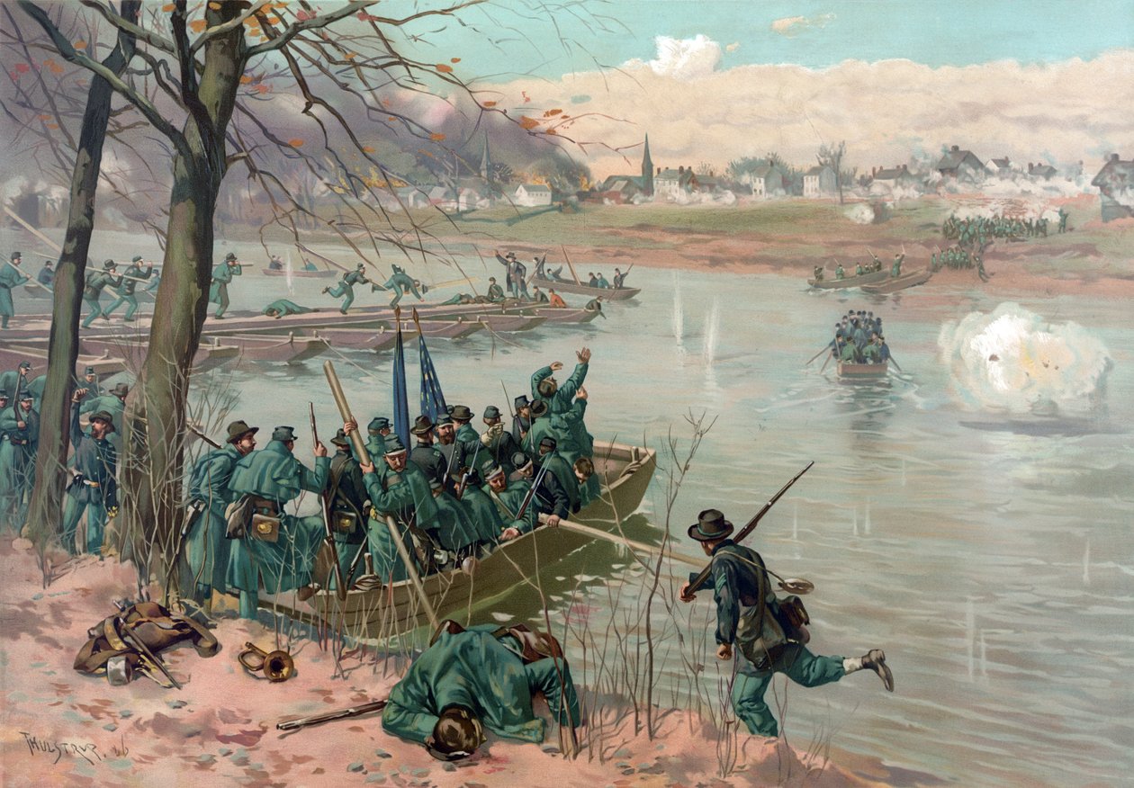 フレデリックスバーグの戦い、パブ。 L.プラン＆Co.、1886 作： テュルドトゥルストラップ