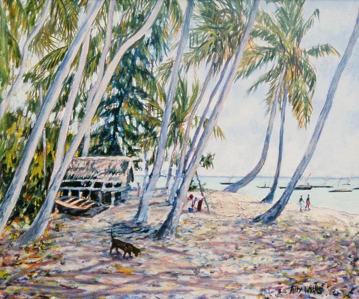 Rustling Palms、ザンジバル、2002年 作： ティリーウィリス